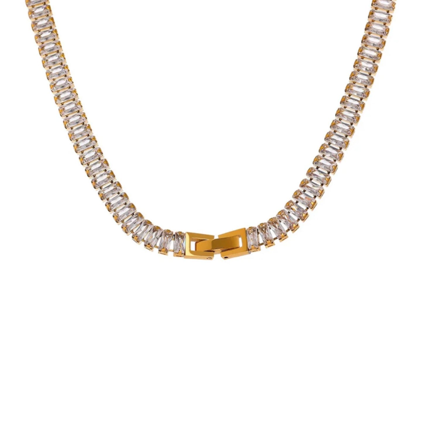 Amara Choker Halskette aus Edelstahl