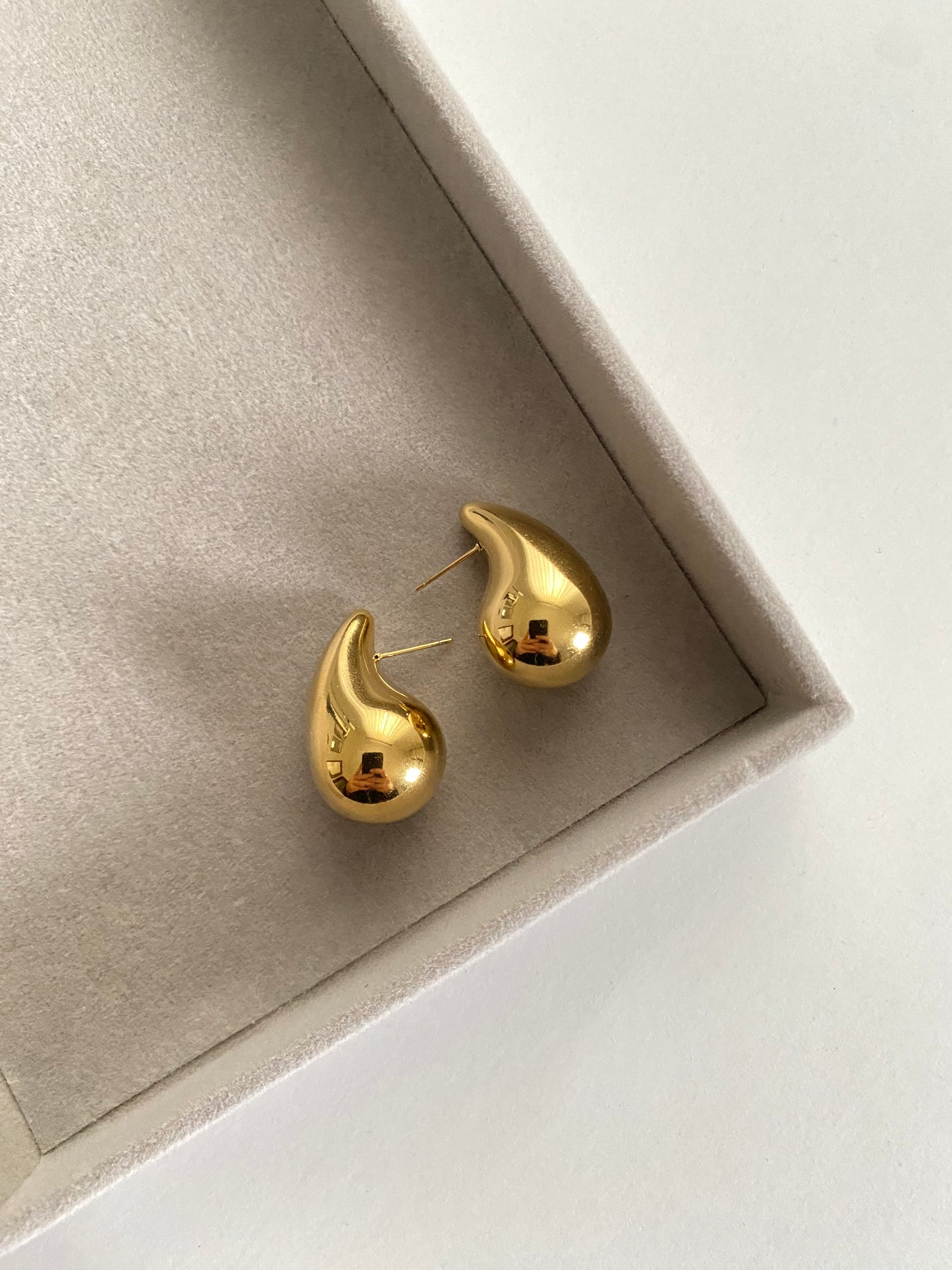 Tropfen Ohrringe (Gold/Silber)